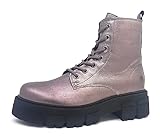  Apple of Eden Metallic Goat Chaussures à lacets pour femme Multicolore Loisirs, Orion, 37 EU