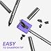 Wonderskin Eyeliner Pencil, 1440 Longwear Blue Glitter and Black Eyeliner Pencil, 2 Pack - Waterproof, Sharpenable & Smudge Proof