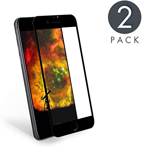 Aribest Protector de Pantalla iPhone 7 Cobertura Completa, Protector de Prima de Cristal Templado iPhone 7 [Protección Completa de la Pantalla para el iPhone 7 Negro][Bordes curvados 3D para Mejor a