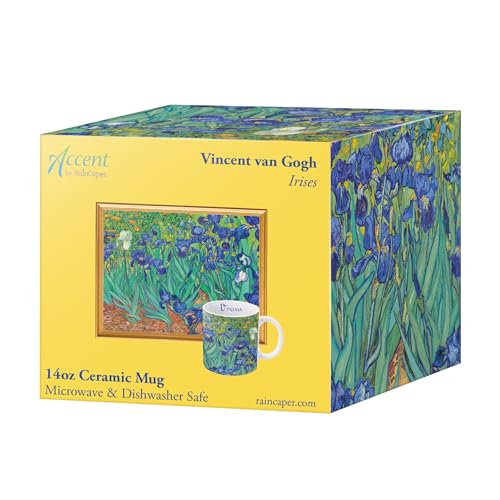 Taza de porcelana 14oz RainCaper diseño artístico miniatura 4