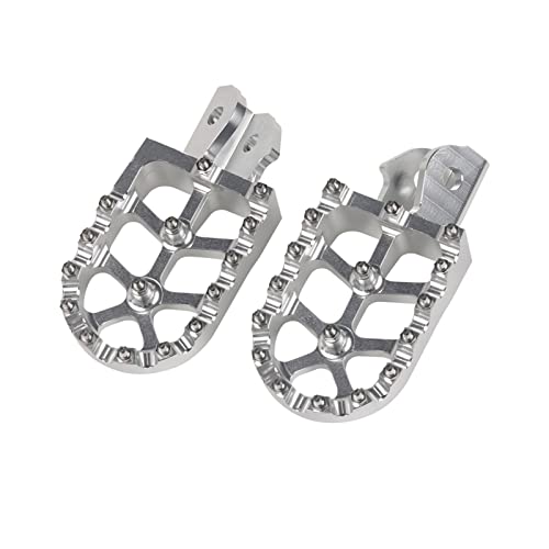 Repose-pieds antidérapants pour moto Sur-Ron Lightbee couleur argent