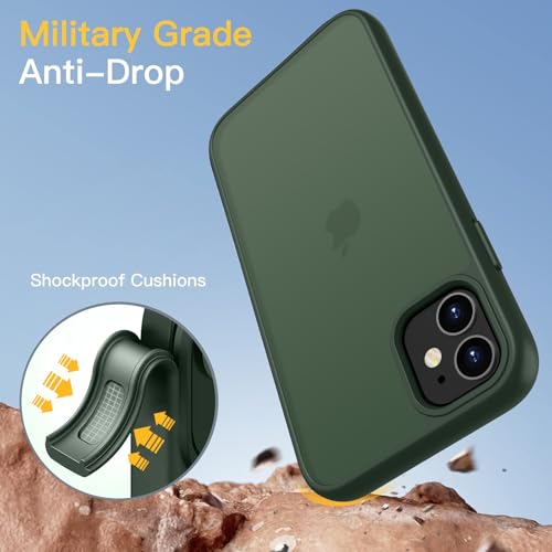 Coque iPhone 12 Mini vert foncé idéale pour le quotidien et le bureau - 4