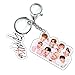 Saicowordist KPOP Stray Kids Schlüsselanhänger, 2Nd Lovestay Acryl-Schlüsselanhänger, Mitglieder Anhänger Schlüsselanhänger, Geschenk für STAY(8cm Typ 01)