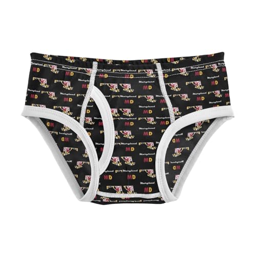 Boys' Exclusive Briefs Toddler Underwear 95% Combed Cotton Boxerbriefs 2T Logo Pattern 100