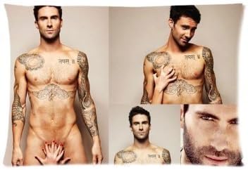 Custom Adam Levine Pillowcase Standard Size Design Cotton Pillow Case