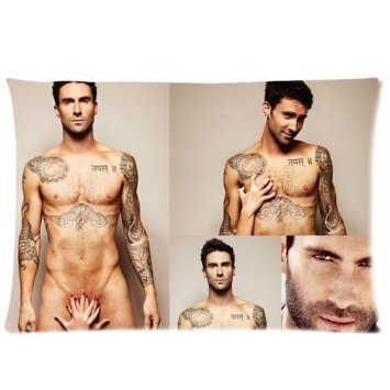 Hot Selling Custom Adam Levine Pillowcase Standard Size Design Cotton Pillow Case