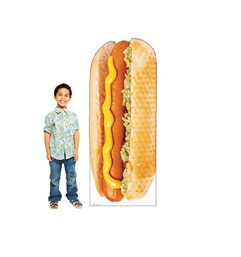 Image of Cardboard People Hot Dog Life Size Cardboard Cutout Standup