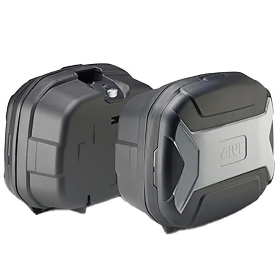 Generico COPPIA VALIGIE LATERALI MOTO TRK35BN TREKKER LITE 35 LT. COMPATIBILI CON GIVI MONOKEY SUPPORTI E PIASTRE TRK35BNPACK2 side cases