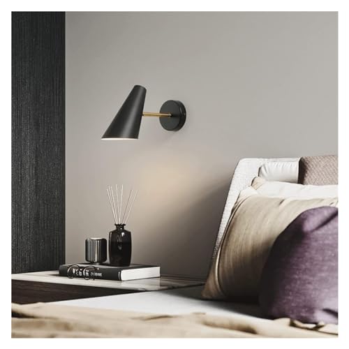 Aplique de pared de hierro con luz LED orientable para salones elegantes 2