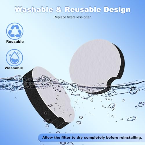 Image of Vacuum Filter for Bissell Cleanview Compact 3508, 3437, 3437F; 4 Pack