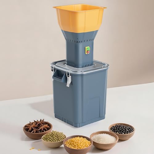 High Efficiency 1300W Electric Grain Grinder & Mill - Commercial Powder Machine with 7 Sieves, 3 Blades, 30/45/55L Capacity for Corn, Wheat, Rice, Herbs - Durable & User-Friendly