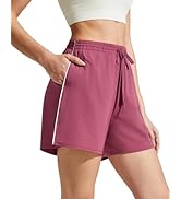 G4Free Chillwhisp Split Running Shorts for Women 3"- Built-in Shorts for Athletic Workout Gym