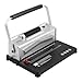 VEVOR Coil Spiral Binding Machine, Manual Book Maker with Electric Binding, 46-Holes Binding 500 Sheets Punch Binder, with 100pcs 5/16'' Coil Binding Spines, for Letter Size, A4, A5