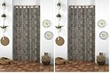 Martina Home Cortina Alpujarra Tribal 140 x 260 cm (Paquete de 2)