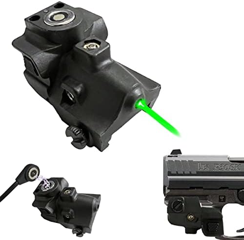 Lasercross Green Laser Sight for Handguns,Magnetic Charging Laser Gun Sight,Green Dot Tactical Sight Used for 21mm Standard Picatinny Rail,Mini Sized Gun Laser for Most of Pistols and Gun Optics