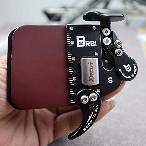 Decut 2019 New Barbi Finger Tab Cow Leather Finger Guard Protection Pad Glove Tab Bow Archery Protector Bow Accessory Shooting Bare Bow #TOP5