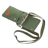 Verstellbar: der riemen kann auf ihre bevorzugte länge eingestellt werden, sodass sie ihn als umhängetasche oder in der hand tragen können. kleine umhängetasche, umhängetasche fürs telefon Tragbar: das kleine und leichte design macht es einfach zu tr...