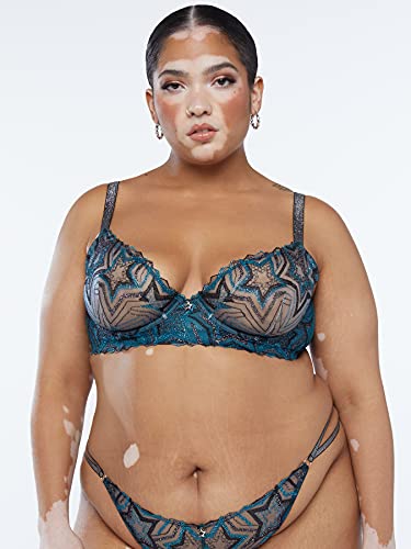 Savage X Fenty, Women's, Shining Star Embroidered Unlined Demi Bra - Image 3