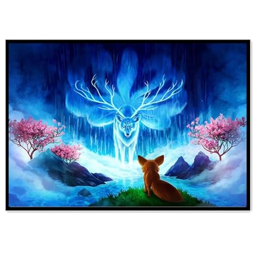 Kit Complet de Diamond Painting 5D Adulte et Enfant Fleur d'elfe 70x100cm T-1671
