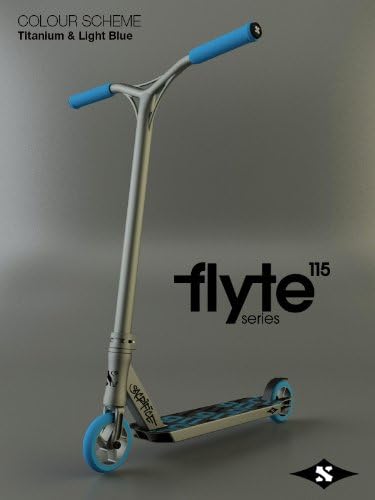 Sacrifice Flyte 115 Integrated Pro Scooter Complete Titanium/Blue Brand New