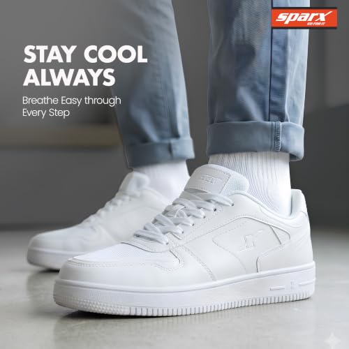 Image of SPARX Sneaker for Men - Stylish Lace-Up Casual Shoes with Soft Cushioning, Durable Construction & All-Day Comfort