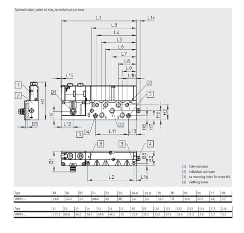 Électrovannes VMPA1-M1H-M-PI pour stopper les pertes de pression pneumatique - 6
