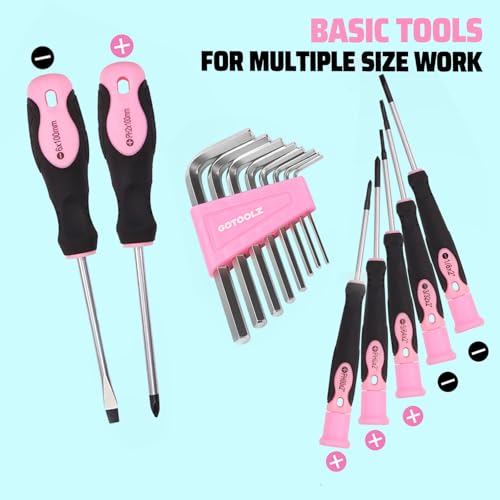 Cordless Drill Set, 293-Piece Household Tool Kit with 20V Electric Drill - image 8