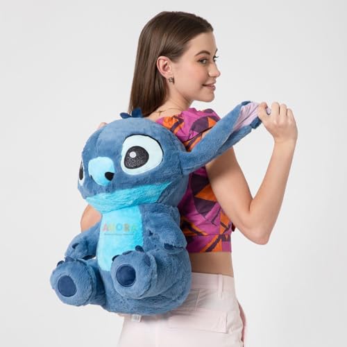Image of ADORA Stitch Soft Toy for Kids Cuddly Alien Soft Toy with Floppy Ears, Big Size 55 cm Dark Blue Lovable and Huggable Plush Soft Toy, Stitch Plush Toys Cute and Comfortable Stuffed Animal Soft Toy