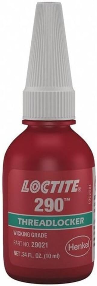 Loctite 290 Strength Threadlocker, 10 mL Bottle, Green