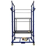 Tragbares Elektrisches Gerüst, Ferngesteuerte Gerüsthebeplattform, Mit Mobilen Rollen, For Lager, Zuhause, Baustelle(Raise 7.5M/24.6FT)