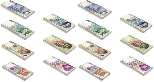 Le banconote fac-simile sono stampate su entrambi i lati per un effetto realistico.