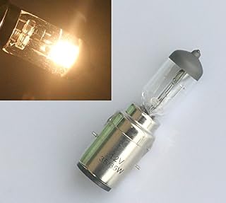 2 x Bulbs 12 V 35/35 W BA20d Socket Bilux Halogen Light Bulb for Scooter ATV Motorcycle and Car