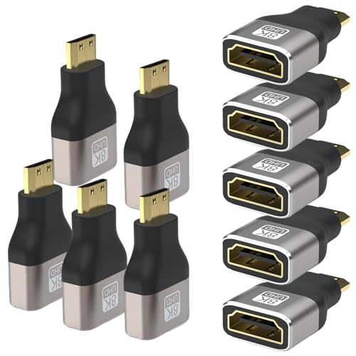 Adaptadores mini HDMI a HDMI para conectar tu monitor portátil con resolución fluida de 4K a 144Hz