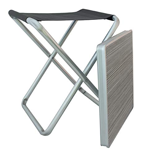 Euro Trail Hocker mit Platte Campus grau Cover