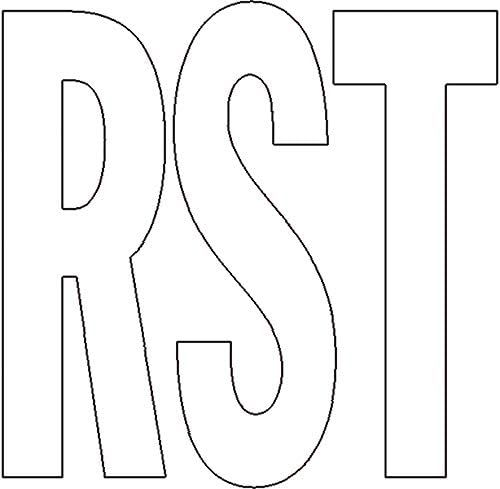 Miniatura 2 de Duro letras y números adhesivos en vinilo permanente, de 2 in