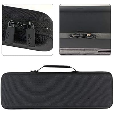 co2CREA Hard Case Replacement for Logitech MX Keys S/MX Keys Advanced Wireless Illuminated Keyboard (Case for MX Keys Keyboard, Black Case)