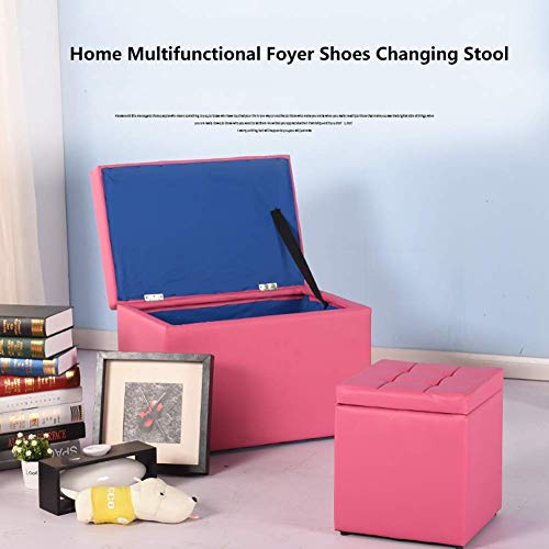 Tabouret de rangement pour salon encombré et petits espaces - 4