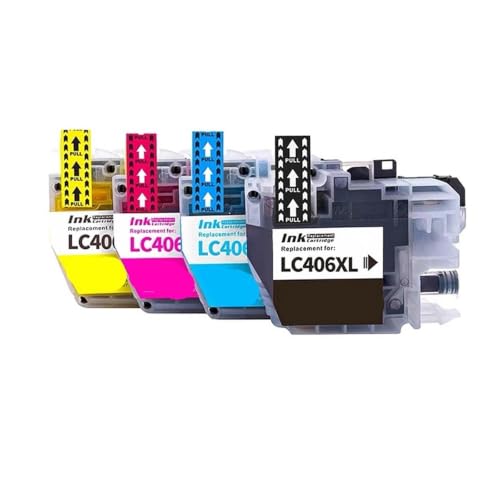 Cartouche d'encre LC406 pour imprimer tous vos documents de télétravail sur Brother MFC-J4435DW