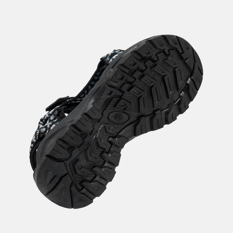 Joma Climber Negro – Sandalias trekking hombre con triple ajuste | Sandalias cómodas, suela antideslizante y gran amortiguación