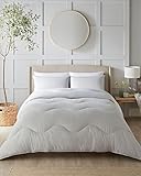 Night Lark Coverless Duvet and Pillowcase Set, Seersucker Collection – Coverless Duvet King Size 10.5 Tog with Advanced Smartfil® Fibre, Machine Washable, Hypoallergenic – Nordic Mist, King Bed Size
