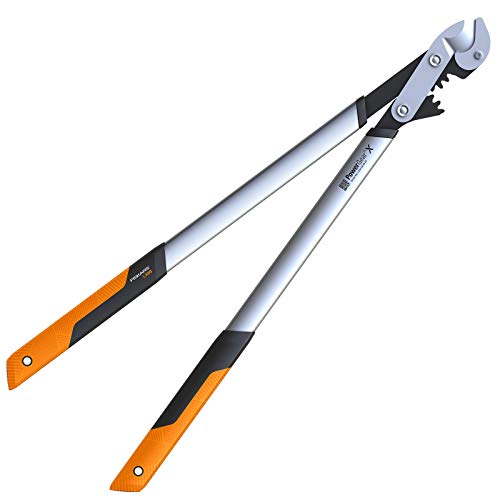 Fiskars 1020189 PowerGear Amboss-Getriebeastschere, 80 cm 112480