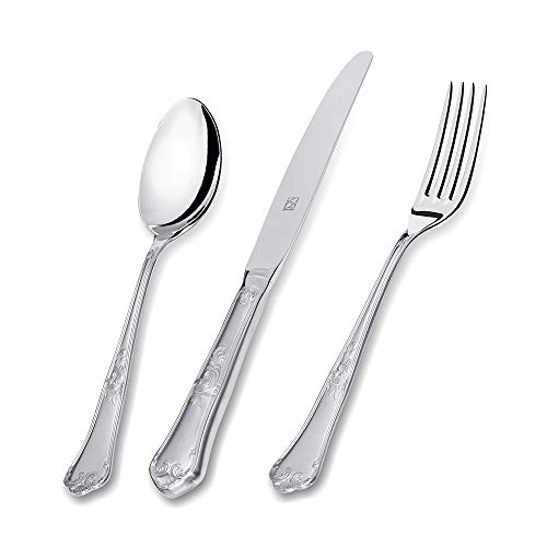 Hercules 493-101PK, Faqueiro sem Estojo Classique, Prata, Pacote de 101 Peças