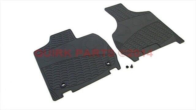 Mopar 82208353 Medium Slate Gray All-Weather Floor Mat (Front Seat Mats), 2 Pack