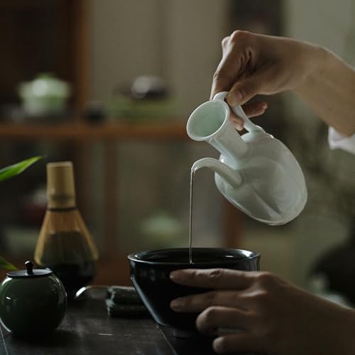 Miniatura 5 de Gnaumore Soporte De Cerámica Para Matcha,Recipiente Para Batidor De Matcha,Soporte Des Bambú Pare Batidor,Elegante Soportes Des Cerámica Pare Batidors Matchas,Soportes Chasen,Accesorio Da Té Verde