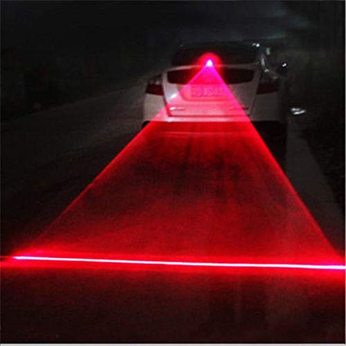 image for N/ D 12-24V Car LED Laser Fog Light, Vehicle Anti-Collision Alarm Tail