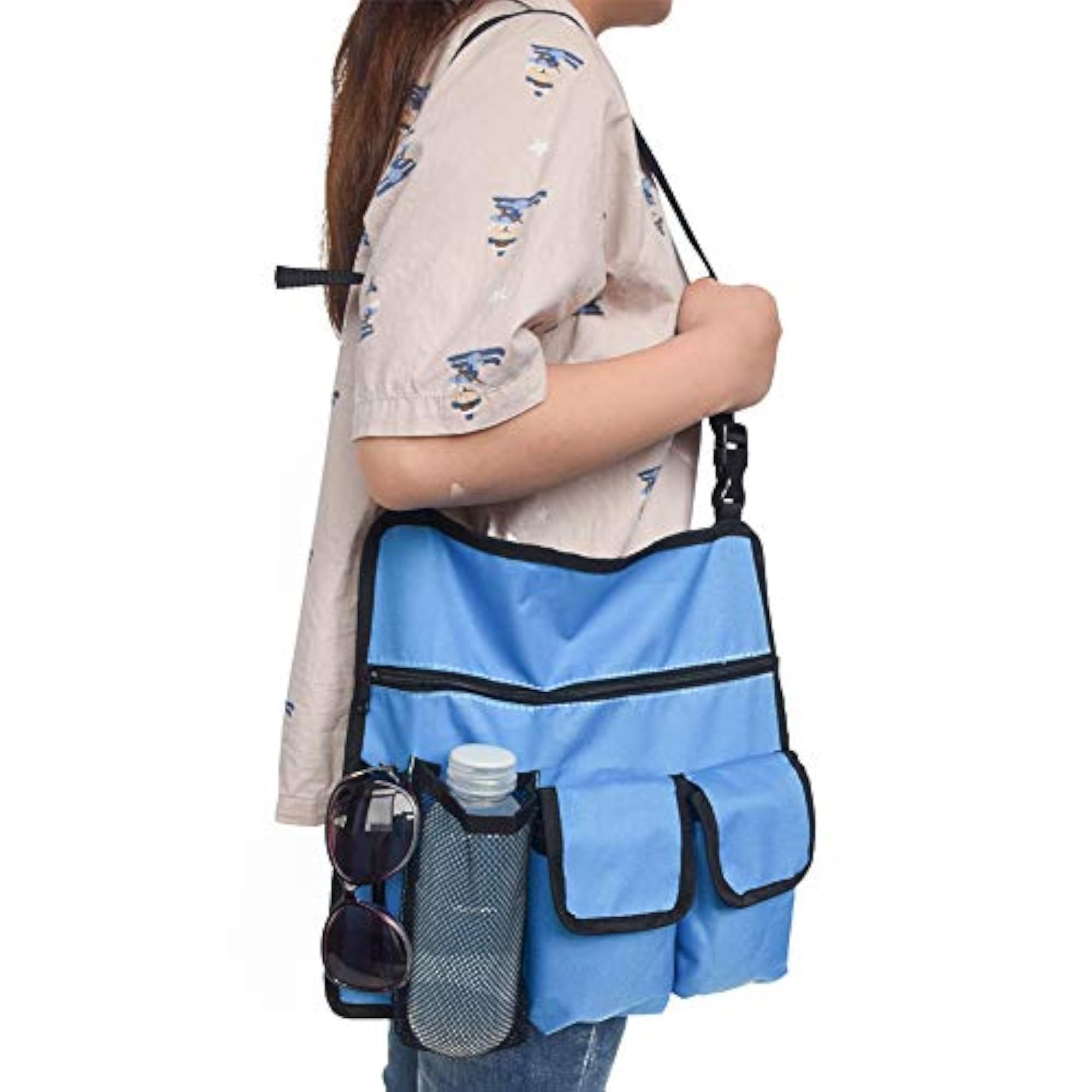 Waterproof Multi-Pockets Messenger Bag, Beach Chair Pouch