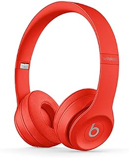 Beats Solo3 Wireless On-Ear Headphones - Apple W1 Headphone Chip, Class 1 Bluetooth, 40 Hours Of Listening Time - Red (Latest Model)