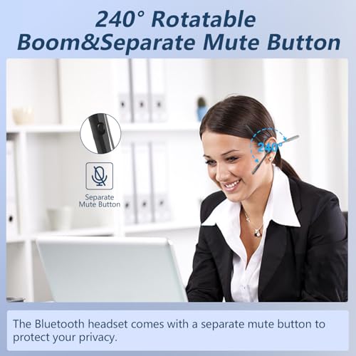 Casque sans fil Bluetooth ordinateur pc portable téléphone conduction d'air