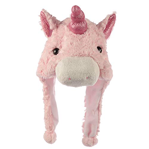 Skiweb Niedlicher weicher Einhorn-Hut, Einheitsgröße, Rosa Cover