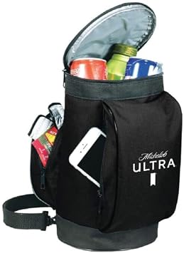 Michelob Ultra Golf Bag Mini Cooler, Insulated Beverage Carrier with Shoulder Strap
